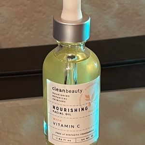 Clean Beauty Nourishing Oil with Vitamin C 1.83 fl oz. with botanical extracts.